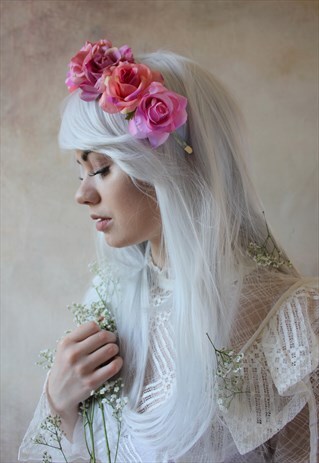 RAINBOW FLOWER HAIRBAND