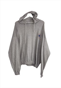 Vintage Converse Hoodie in Grey XL
