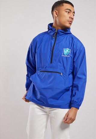 VINTAGE MGH SECURITY SERVICES WINDBREAKER 1/4 ZIP JACKET