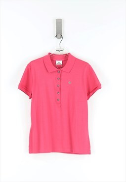 Vintage Lacoste Polo in Pink  - M