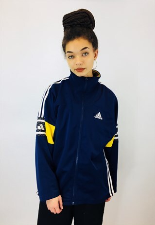 VINTAGE ADIDAS CLASSIC 3 STRIPE TRACK JACKET