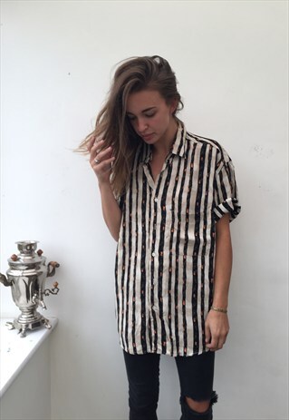 CRAZY PATTERN OVERSIZED RETRO VINTAGE UNISEX FESTIVAL SHIRT
