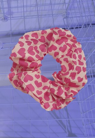 OVERSIZE SCRUNCHIE IN PINK