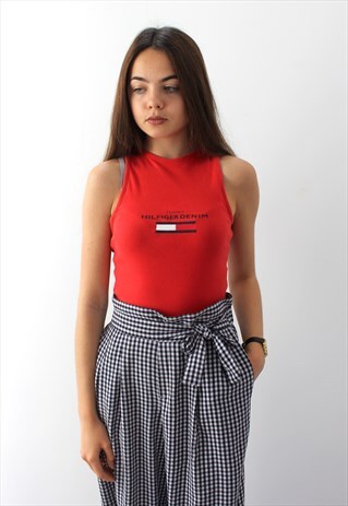 90'S RARE RETRO RED LOGO TOP
