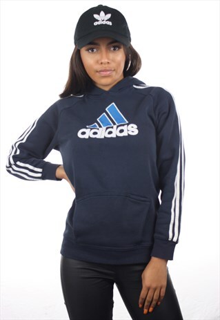 VINTAGE ADIDAS BIG LOGO HOODIE SWEATSHIRT