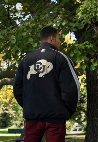 VINTAGE 90S Y2K NBA COLORADO BUFFALOES STARTER PUFFER JACKET