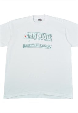 Vintage New Jersey Single Stitch T-Shirt White XL