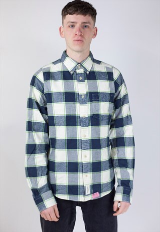 VINTAGE ABERCROMBIE & FITCH MULTICOLOUR FLANNEL SHIRT