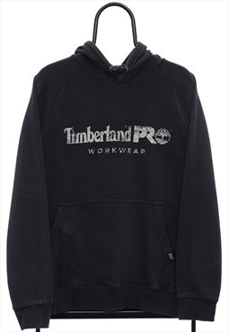 Vintage Timberland Pro Graphic Black Hoodie Mens