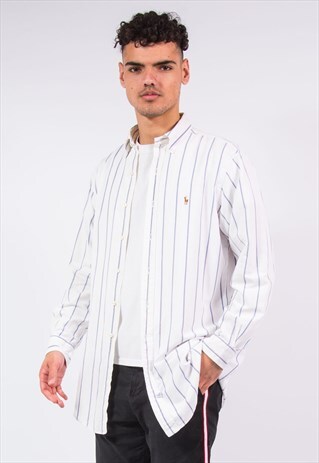 90S RALPH LAUREN STRIPED SHIRT