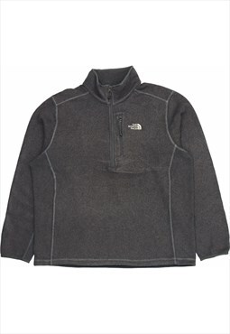 Vintage 90's The North Face Fleece Spellout Quarter Zip