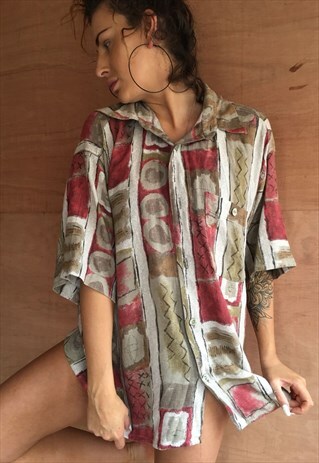 OVERSIZED RETRO 90S 80S VINTAGE UNISEX FESTIVAL SHIRT