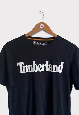 Classic Timberland Spellout Black T-Shirt 
