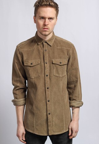 VINTAGE CORDUROY SLIM FIT SHIRT