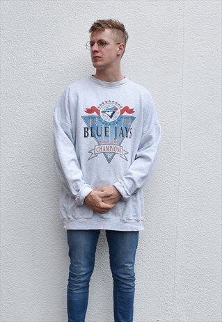 VINTAGE TORONTO BLUEJAYS JUMPER SIZE XL