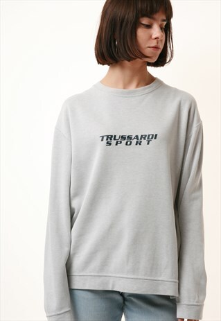 90S VINTAGE TRUSSARDI SPORT OLDSCHOOL JUMPER TOP 14606