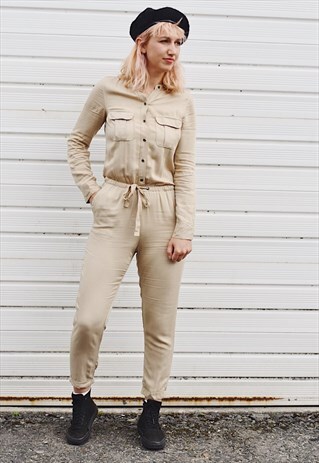 VINTAGE 70S BOILER SUIT JUMPSUIT