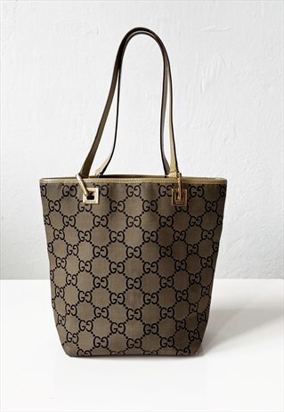 gucci monogram shoulder bag vintage