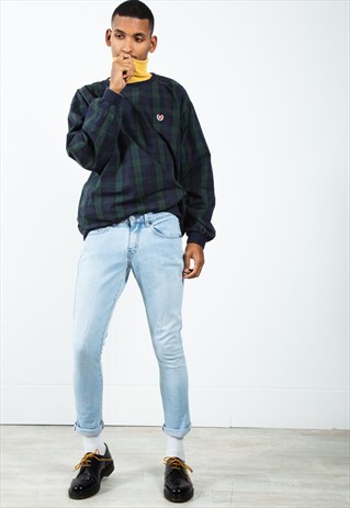 VINTAGE 80S LEVI'S SKINNY JEANS LIGHT WASH / 0214