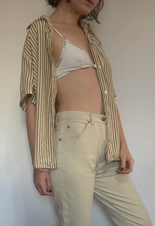 VINTAGE VISCOSE STRIPED SHIRT
