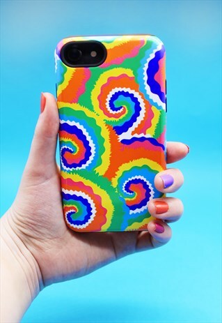 RAINBOW SWIRL PHONE CASE