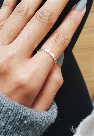 THIN 925 STERLING SILVER AMELIA RING