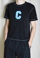 Y2K Black Graphic Cool Club T-Shirt
