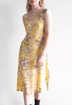 Vintage Floral Slip Dress