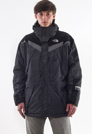 RARE VINTAGE THE NORTH FACE EXTREME SHELL COAT 90S GRAY