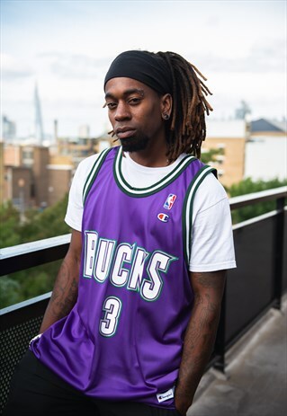 SHAUN RESPERT MILWAUKEE BUCKS NBA BASKETBALL JERSEY/VEST