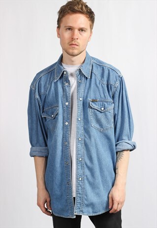 VINTAGE WRANGLER DENIM SHIRT
