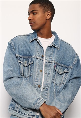 VINTAGE LEVIS DENIM JACKET LIGHT BLUE