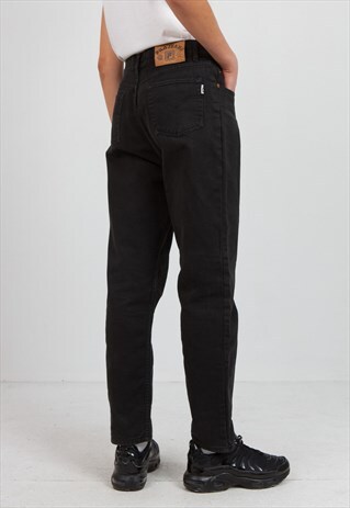 VINTAGE BLACK FILA DENIM JEANS
