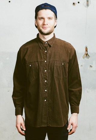 VINTAGE 90S CORDUROY SHIRT