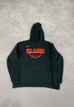 Nike Hoodie Pullover Graphic Basketball Logo Sweatshirt 