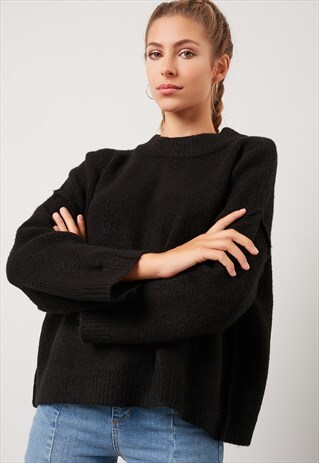 MOCK NECK DOLMAN JUMPER