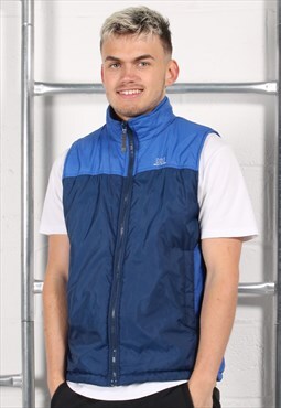 Vintage Helly Hansen Gilet in Blue Bodywarmer Vest Medium