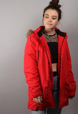 VINTAGE TOMMY HILFIGER PADDED PARKER JACKET