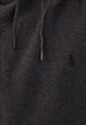 VINTAGE MEN'S POLO RALPH LAUREN GREY PULLOVER HOODIE