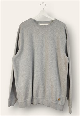 Vintage Carhartt Sweatshirt Basic workwear in Grey XL