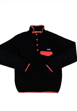 Patagonia Fleece Black and Red Sinchila 90s