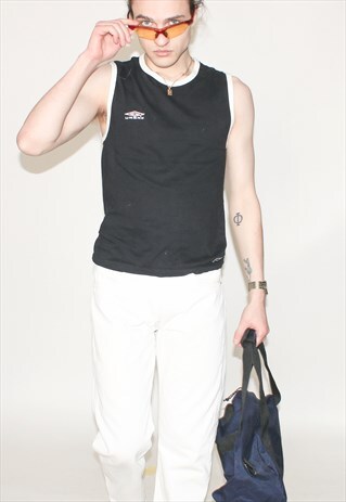VINTAGE 90S CLASSIC TANK TOP IN BLACK