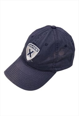 Vintage Xavier University Navy Baseball Cap Mens