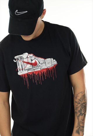 VINTAGE NIKE GRAPHIC T SHIRT TEE