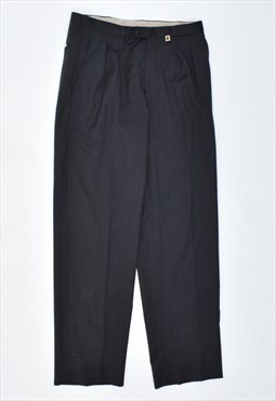 Vintage 90's Trussardi Suit Trousers Black