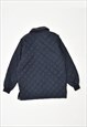 VINTAGE 80'S QUILTED JACKET NAVY BLUE