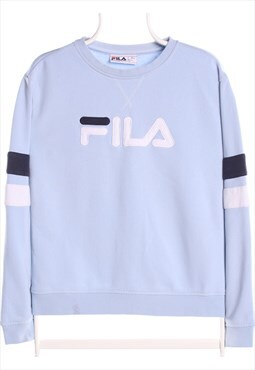 Vintage 90's Fila Sweatshirt Embroidered Crewneck Spellout