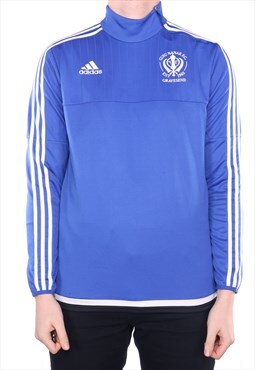 Vintage Adidas - Blue Embroidered Sports Sweatshirt - Large