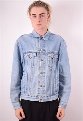 LEVI'S MENS VINTAGE DENIM JACKET MEDIUM BLUE 90S
