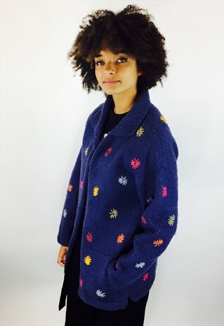 GORGEOUS BOHO KNITTED WOOL CARDIGAN